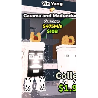 garama and madundung yin yang 475m/1s - steal a brainrot 