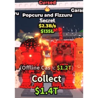 Popcuru and fizzuru cursed 2.3b/1s - steal a brainrot