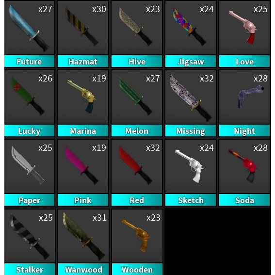 Gear Mm2 10x Uncommon Weapons In Game Items Gameflip - lucky mm2 roblox