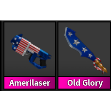 Gear Mm2 Set Old Glory In Game Items Gameflip