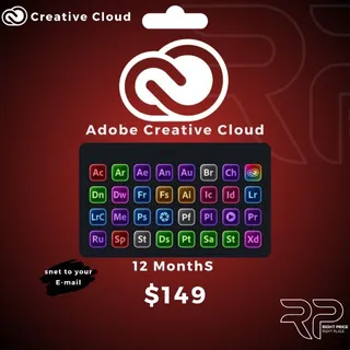 Adobe Creative Cloud 12 Months For $149