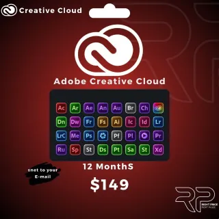 Adobe Creative Cloud 12 Months For $149