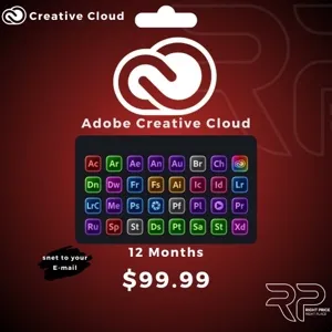 Adobe Creative Cloud 12 Months For $99.99 !!