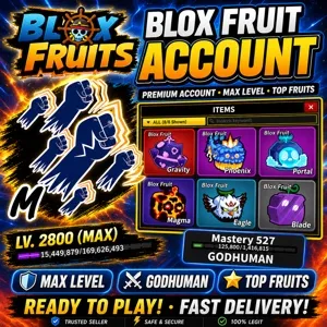 GodHuman | LVL 2800 | Random Mythic Fruit | Blox Fruits