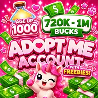 Adopt Me | 720K - 1M Bucks | 1000 Age-Up Potions