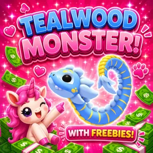 5X Tealwood Monster