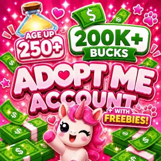 Adopt Me | 200k Bucks | 300+ Age-Up Potions