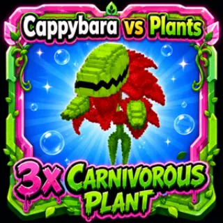 3x Carnivorous Plant