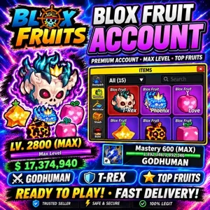 GodHuman | LVL 2800 | Random Mythic Fruit | Blox Fruits