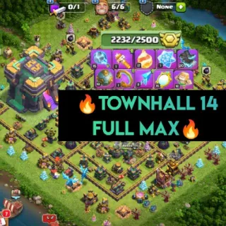 👑(COC)💎[ TH14 ] - FULL MAX🔥[10x EPIC EQUIPMENT ] [ 5000 GEMS💎 ] || HERO-78-79-52-58-30 || GOOD BASE LAYOUT