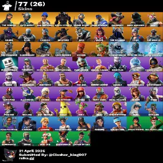 Fortnite Account ⚡77 skins🔥The Reaper💎 | Elite Agent ⚡| Blue Team Leader🔥 | Omega (stage 5)💎 | Rogue Agent | Blue Striker