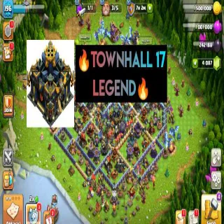 Clash of Clans 👑(COC)💎[ TH17 ] - SEMI MAX🔥[ MAGIC ITEMS LOAD ] [ HEROS SKINS ] || HERO-53-58-57-47-41 || FULL SAFE ACC