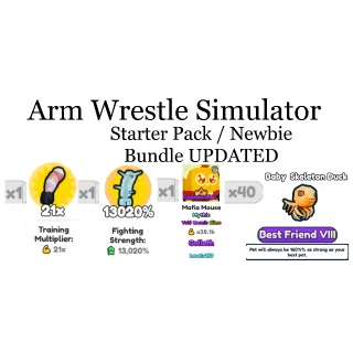 Arm Wrestle Simulator| Starter Pack BUNDLE UPDATED