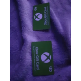 $20.00 USD Xbox Gift Card