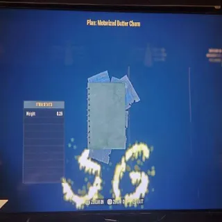 Motorized Butter Churn Plan