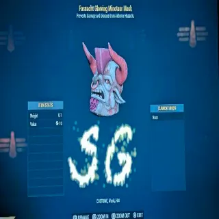 Glowing Minotaur Mask