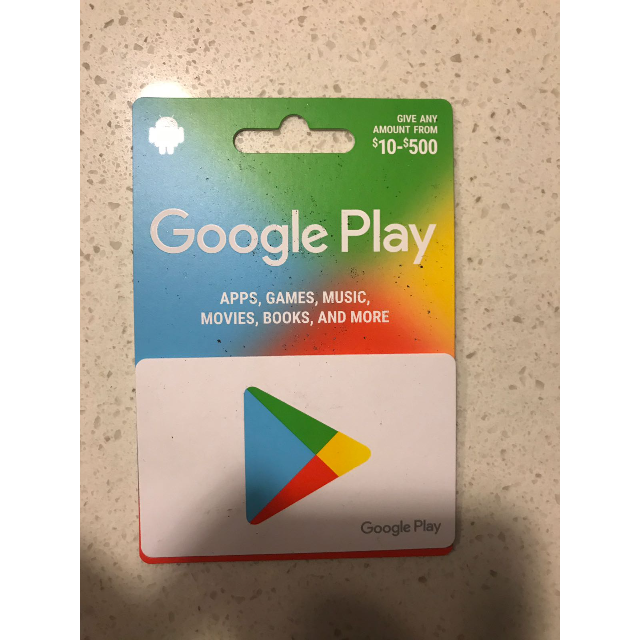 Google Play Card 500 Google Play Gift Cards Gameflip