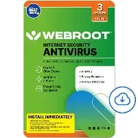 Webroot - Internet Security with Antivirus and Allstate Identity Protection (3 Devices/1 Identity) (3 month subscription)