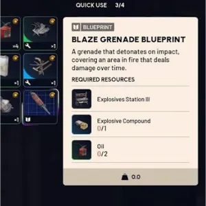 Blaze Grenade Blueprint