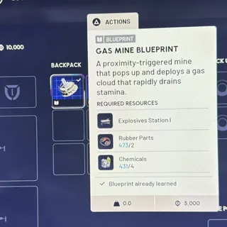 Gas Mine Blueprint