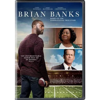 Brian Banks HD Digital movie Code Movies Anywhere MA Or  vudu ,ports To  iTunes, Google Play and Amazon.