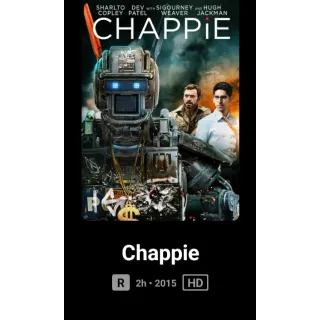 Chappie movie code HD Code Redeems Movies Anywhere MA, or Vudu. Port To GP, ITunes,.and Amazon