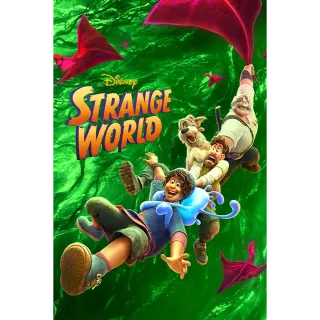 HD Strange World Digital Movie Code Google Play Redeem Ports To MA, ports to vudu, iTunes, and Google Play