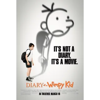 Diary Of A Wimpy Kid SD  Digital Code Itunes Only ports Everywhere.