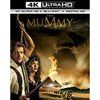 The Mummy 2017 4k iTunes only digital code ports to Vudu, MA, amazon, Gp