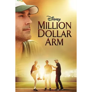 Million Dollar Arm HD Movies Anywhere Or Vudu/Fandago In Home Redeem Ports, ports To iTunes Amazon, and Google Play