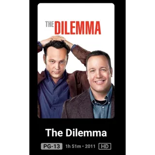 The dilemma HD Digital Code Movies Anywhere MA Or  vudu ,ports To  iTunes, Google Play and Amazon.
