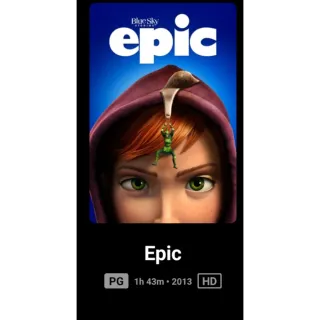 Epic HD Code Movies Anywhere MA Or Vudu, ports to vudu, iTunes, Google Play and Amazon.