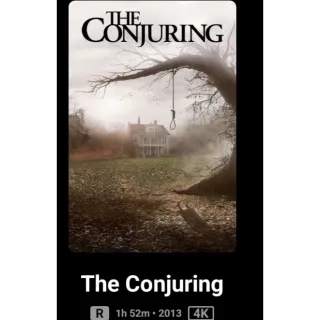 Conjuring 1 4k Movies Anywhere or Fandango at home digital movie code ports to Vudu, MA, amazon, Gp