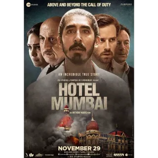 Hotel Mumbai HD Digital movie Code Movies Anywhere MA Or  vudu ,ports To  iTunes, Google Play and Amazon.