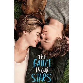 Fault of our stars 4k iTunes digital movie code ports to Vudu, MA, amazon, Gp