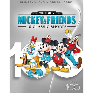 Mickey and Friends 10 classic shorts vol 2 HD Digital Movie Code Vudu or Movies Anywhere MA only.