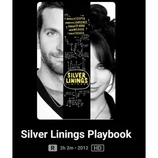 Silver linings playbook HD Digital Code Movies Anywhere MA Or  vudu ,ports To  iTunes, Google Play and Amazon.