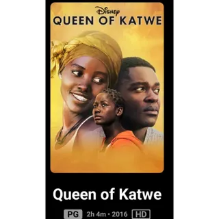 Queen of katwe HD Digital Code Movies Anywhere MA Or  vudu ,ports To  iTunes, Google Play and Amazon.