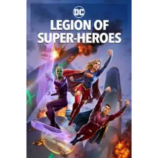 Legion of super heroes HD digital movie Code Vudu or Movies Anywhere MA.