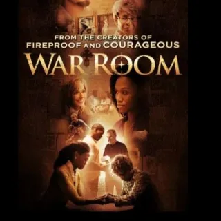 War Room Digital movie code HD Code Redeems Movies Anywhere MA, or Vudu. Port To GP, ITunes,.and Amazon