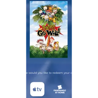 Rugrats go wild  The Movie Digital Movie Redeems on vudu or GP HD or 4k iTunes  Digital Movie Code Won't port