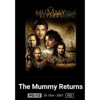 The Mummy returns iTunes digital movie code ports to Vudu, MA, amazon, Gp
