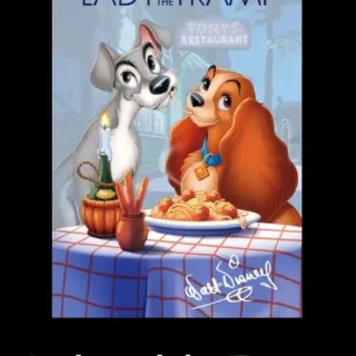 Lady And The Tramp Signature Edition HD Digital Code Movies Anywhere MA ONLY Spit Code No Pts Or Gp ports to vudu, iTunes, GP .