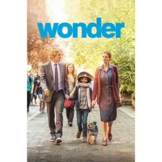 Wonder HD Digital Movie Code Vudu or 4k iTunes won't port