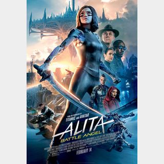 Alita Battle Angle HD Digital Code Movies Anywhere MA, Or Vudu ports toiTunes, Google Play and Amazon.