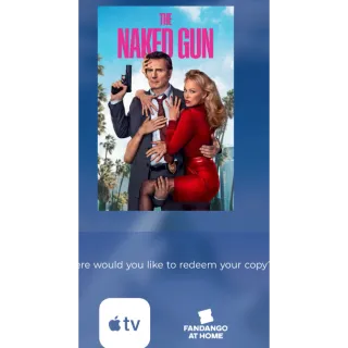The Naked Gun 2025 Digital movie code 4k Code fandango at home or itunes wont port