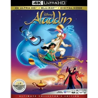 Aladdin signature edition animated 4k iTunes digital movie code ports to Vudu, MA, amazon, Gp