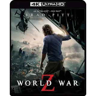 World War Z 4k Digital Movie Code itunes won't port