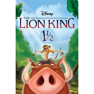 The Lion king 1 1/2 1.5 digital movie Code redeem On Movies Anywhere Split Ma Only No Points, Ports to Gp ,MA, vudu, iTunes!