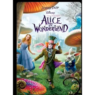 Disney Alice In Wonderland 2010 Deep HD Movies Anywhere digital movie code ports to Vudu, MA, amazon, Gp